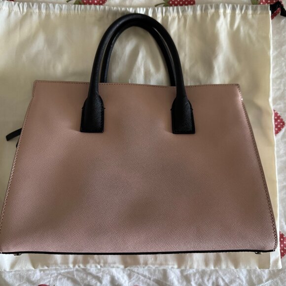 Kate Spade Medium Colour Blocked Pink and Black Satchel - Picture 3 of 14